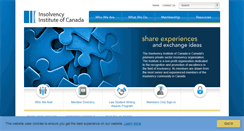Desktop Screenshot of insolvency.ca