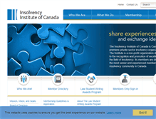 Tablet Screenshot of insolvency.ca